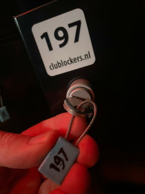 Sleutel met genummerd label